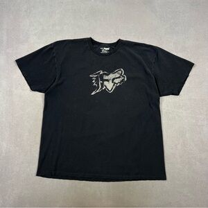 Fox Black Short Sleeve Graphic Tee